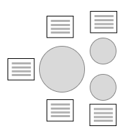 Big Circle and Small Circle Design