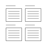 Four Rectangles and Titles